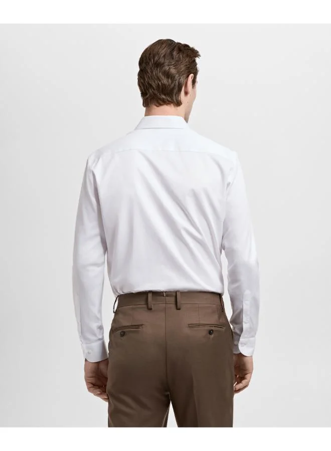 Mango Man  100% cotton dress shirt for Men | Best Price UAE