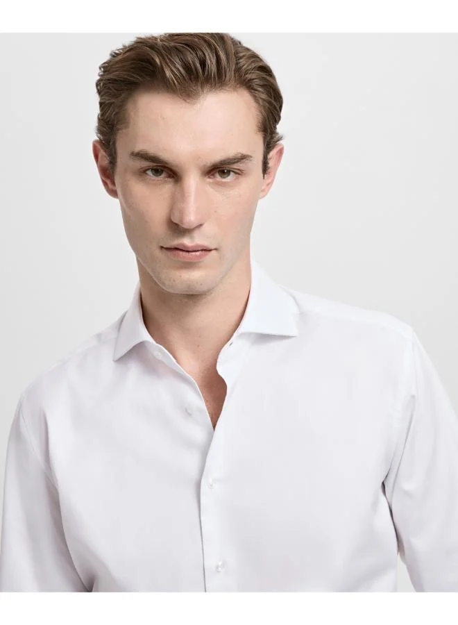 Mango Man  100% cotton dress shirt for Men | Best Price UAE