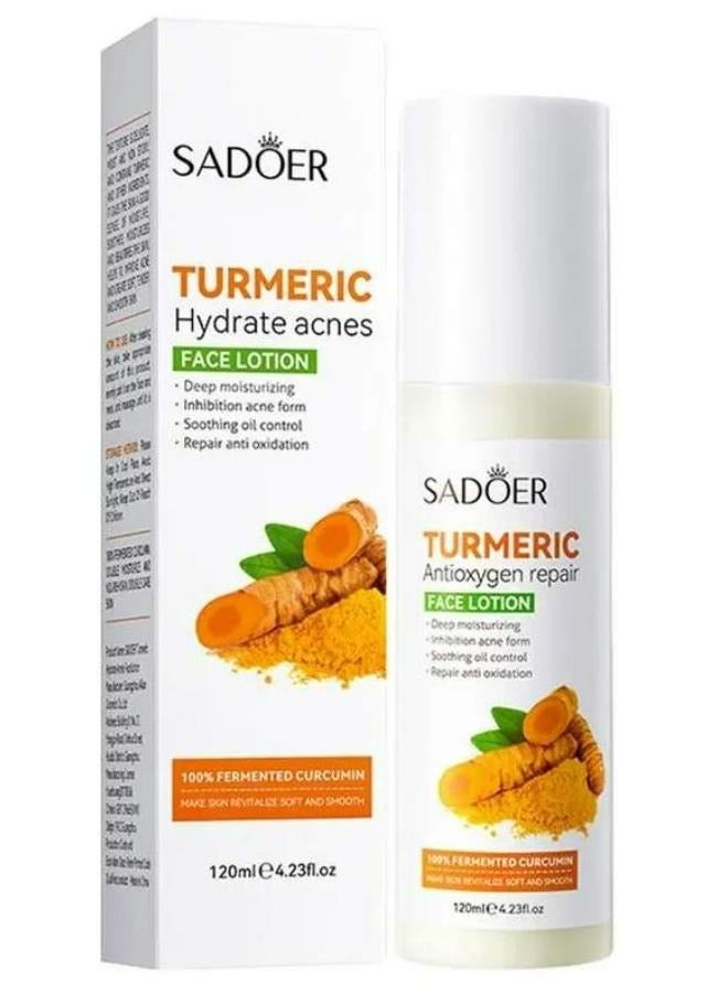 SADOER Turmeric Antioxygen Repair Face Lotion 120 ML - Image 1