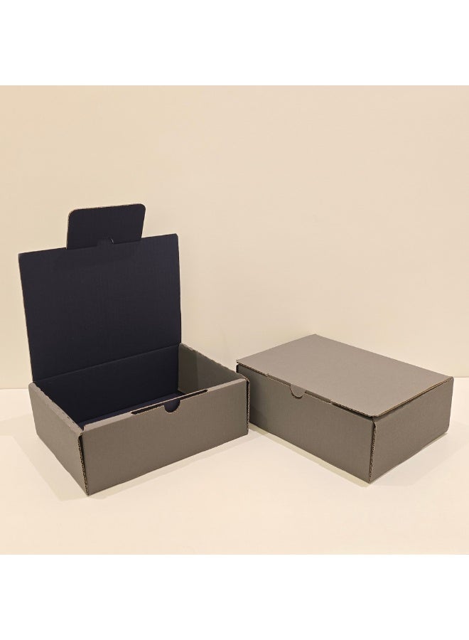 Corrugated Cardboard Shipping Boxes 29x22x10 CM Pack of 20 Mailer Boxes for Small Business E Commerce Packaging Shipping Storage Product Packing Gift Craft Durable Recyclable(Grey) - Image 5