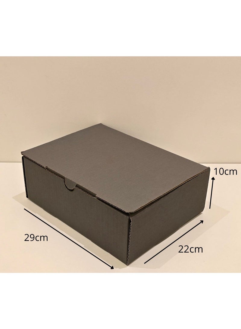 Corrugated Cardboard Shipping Boxes 29x22x10 CM Pack of 20 Mailer Boxes for Small Business E Commerce Packaging Shipping Storage Product Packing Gift Craft Durable Recyclable(Grey) - Image 2