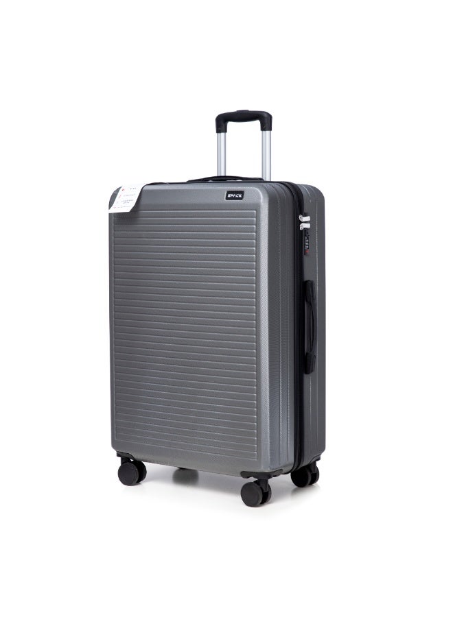 Space Luggage Set of 3 Hardside with Spinner Wheels & Lightweight ABS Luggage for Travel, 28/24/20, Grey - Image 2