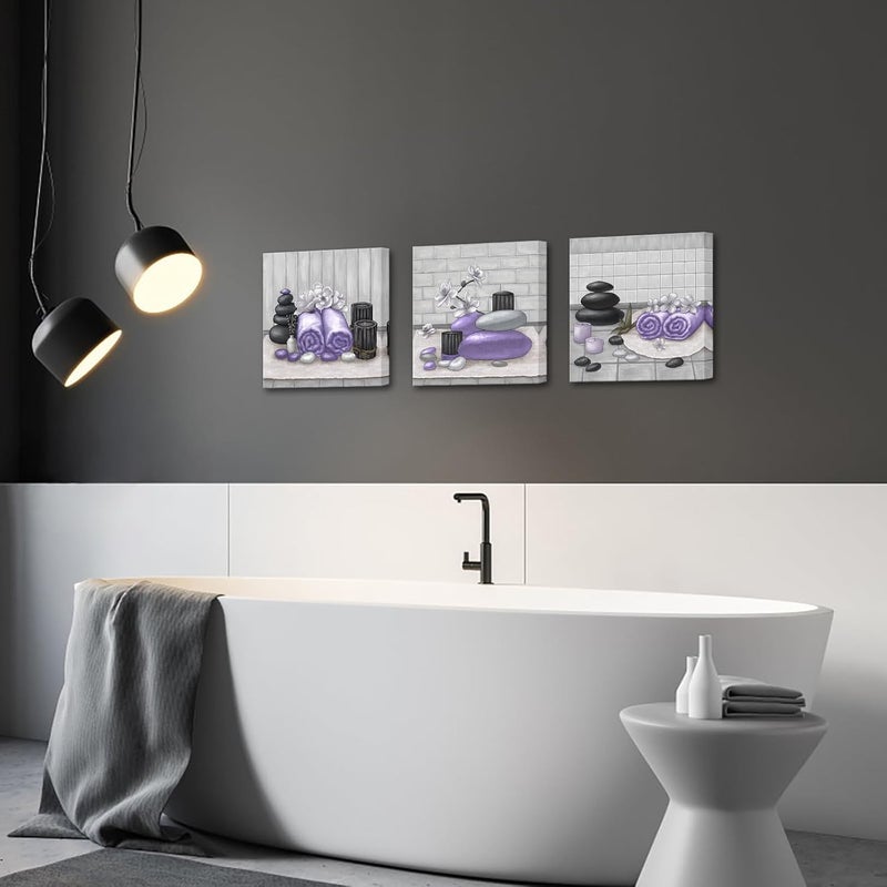 RnnJoile Spa Canvas Wall Art Set - Image 4