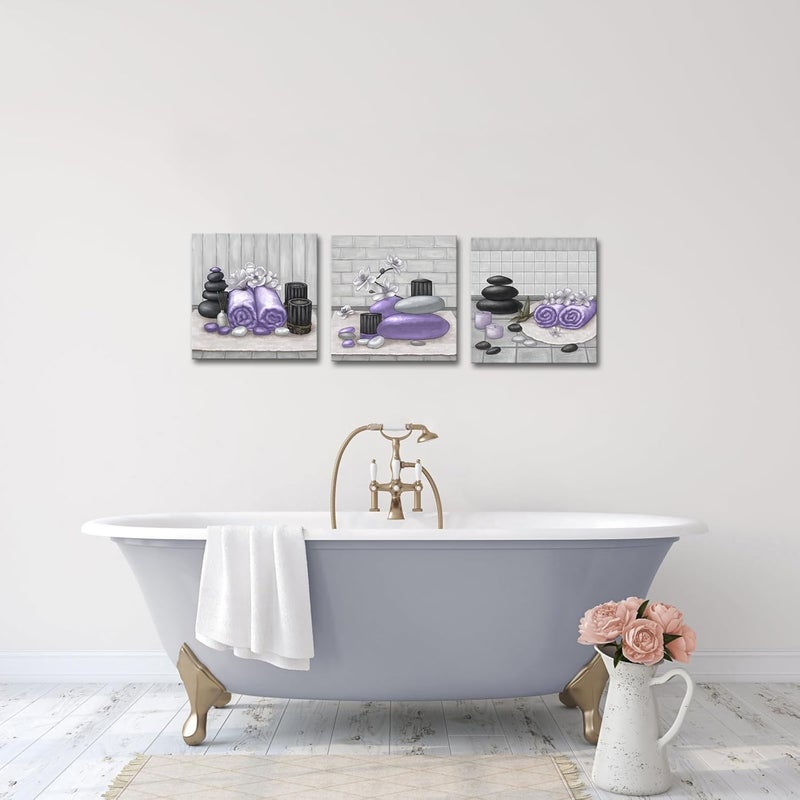 RnnJoile Spa Canvas Wall Art Set - Image 2