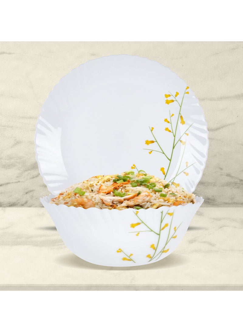 Laopala LaOpala Dinnerware Set 20 Pcs, Citron Weave: Elevate Your Dining Experience Dinnerware Set | Microwave Safe & Dishwasher Serving Set| Serving Utensils For Family Meals  - Image 2