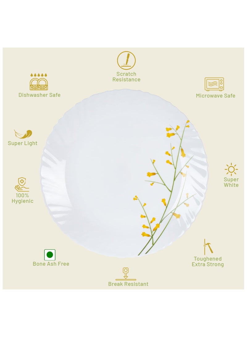 Laopala LaOpala Dinnerware Set 20 Pcs, Citron Weave: Elevate Your Dining Experience Dinnerware Set | Microwave Safe & Dishwasher Serving Set| Serving Utensils For Family Meals  - Image 3