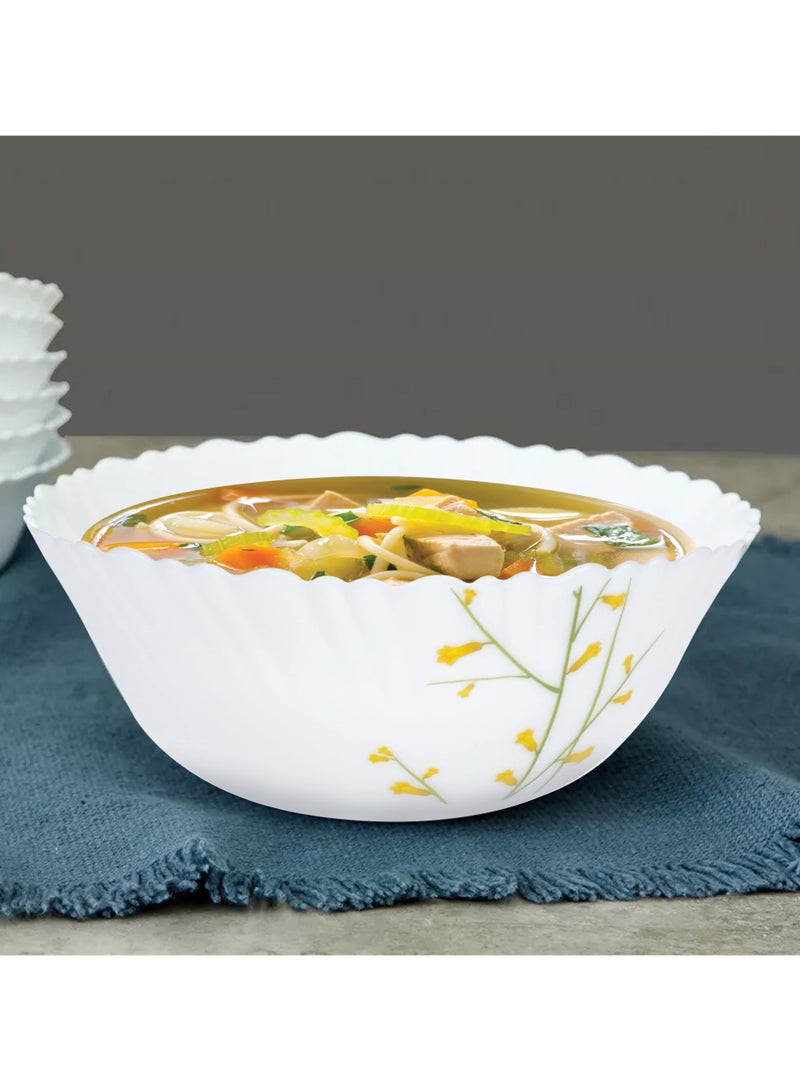 Laopala LaOpala Dinnerware Set 20 Pcs, Citron Weave: Elevate Your Dining Experience Dinnerware Set | Microwave Safe & Dishwasher Serving Set| Serving Utensils For Family Meals  - Image 5