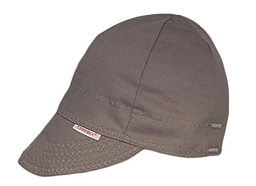 Comeaux Caps Reversible Welding Cap Solid Grey Size 7 5/8 - Image 5