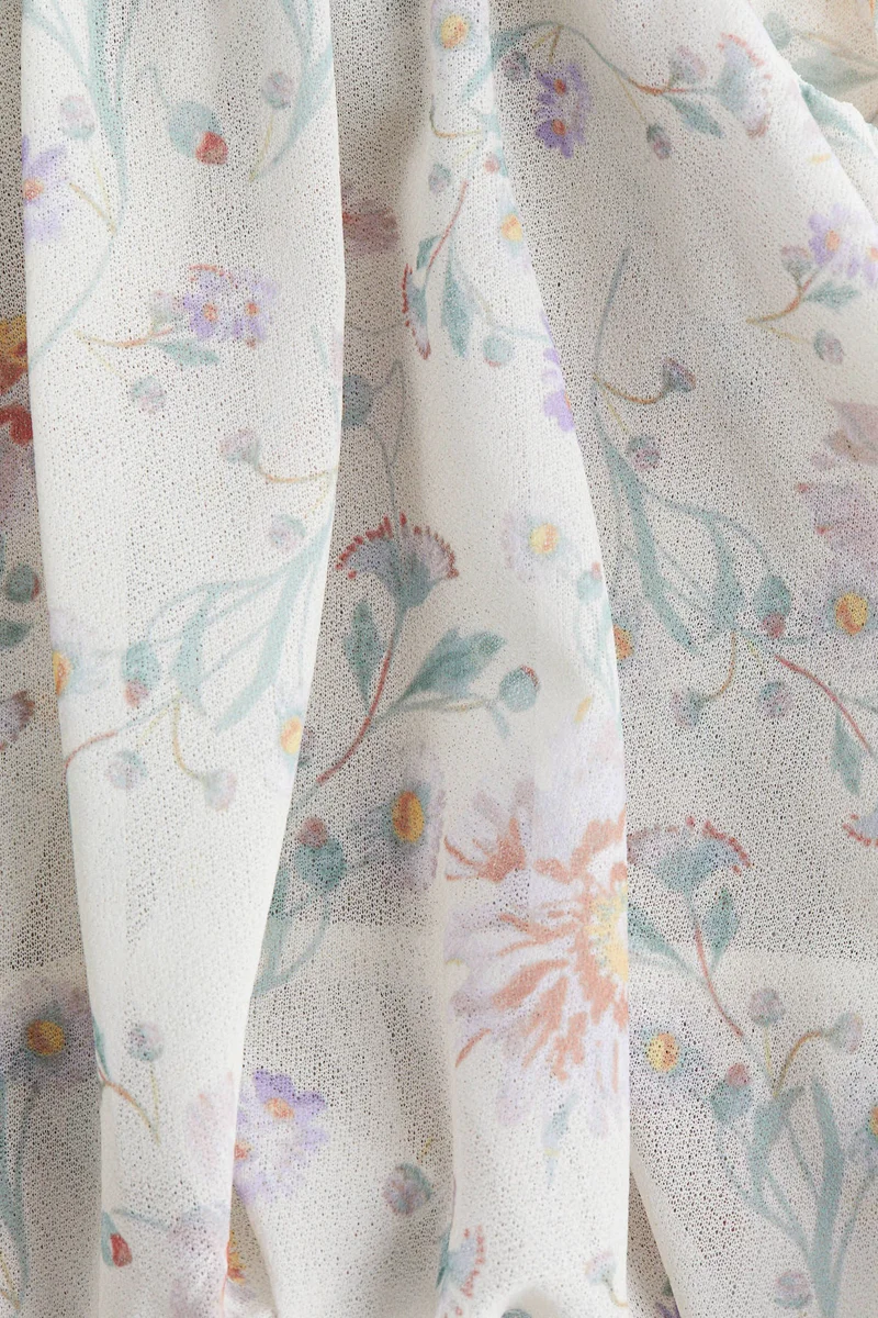 H&M Bubble-hem strappy top