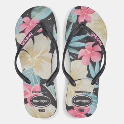 havaianas Women's Slim Floral Flip Flops