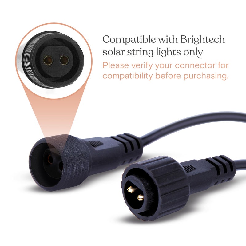 Brightech Replacement Solar Panel Ambience Pro - Compatible ONLY with Brightech 1W Solar-Powered Outdoor String Lights - Commercial Grade - 1 Solar Panel - Image 3