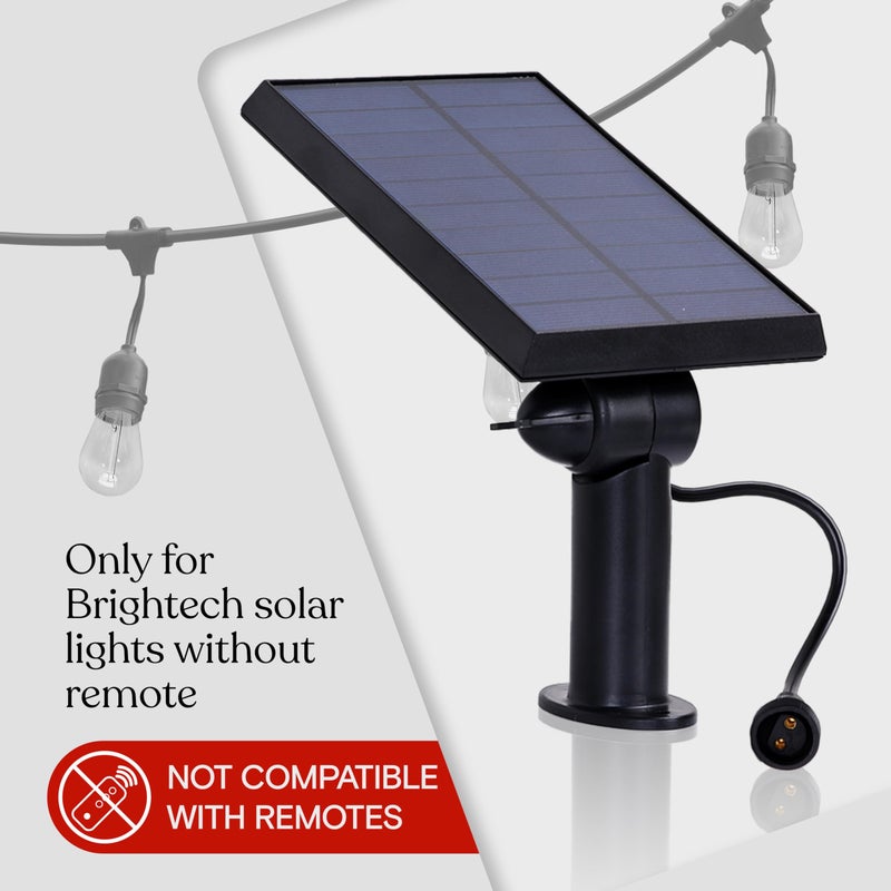 Brightech Replacement Solar Panel Ambience Pro - Compatible ONLY with Brightech 1W Solar-Powered Outdoor String Lights - Commercial Grade - 1 Solar Panel - Image 2