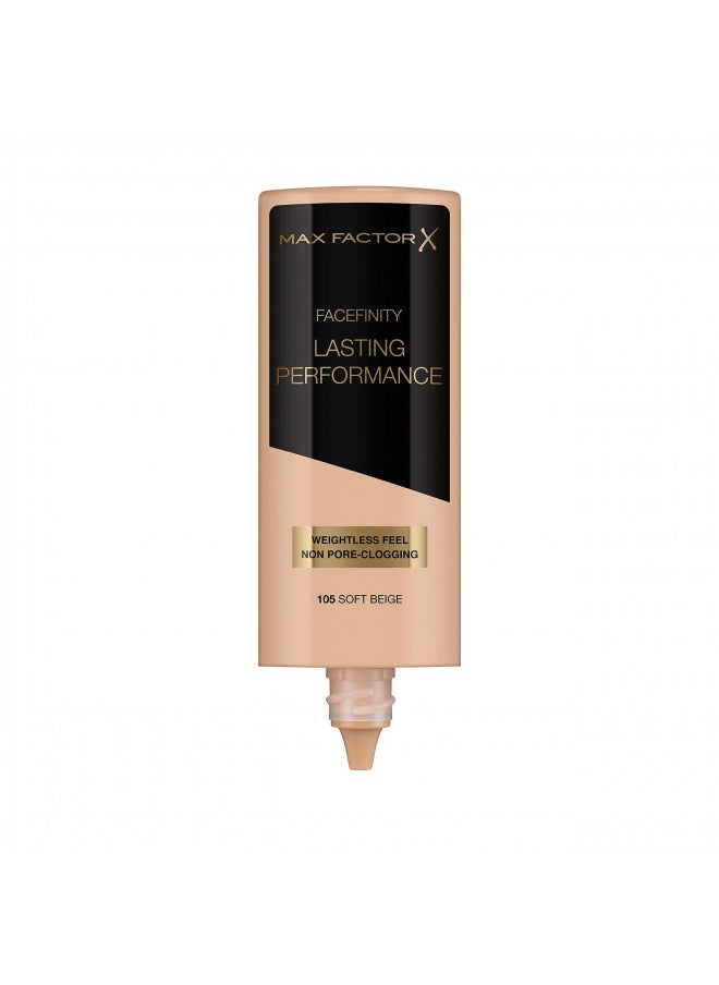 Max Factor Max Factor Long Lasting Performance Foundation, No.105 Soft Beige, 1.1 Ounce  - Image 2