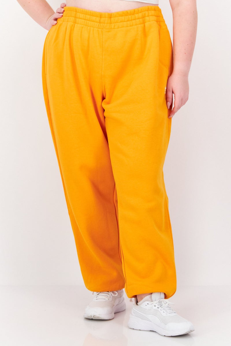 adidas Originals Women Plus Size Training Sweatpants, Orange  - Image 1