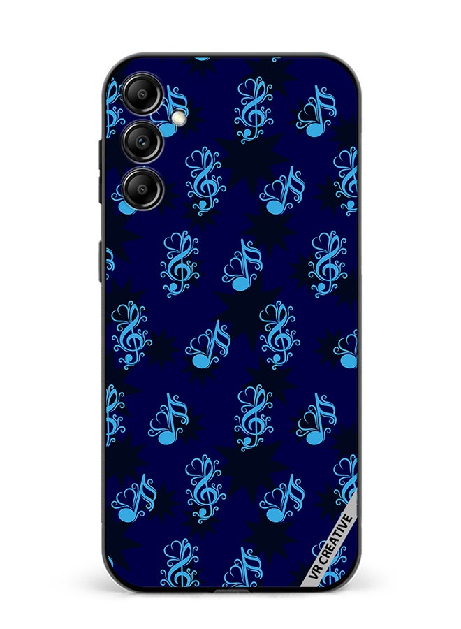 VR CREATIVE Protective Case Cover For Samsung Galaxy A55 Music Pattern Design Multicolour - Image 1