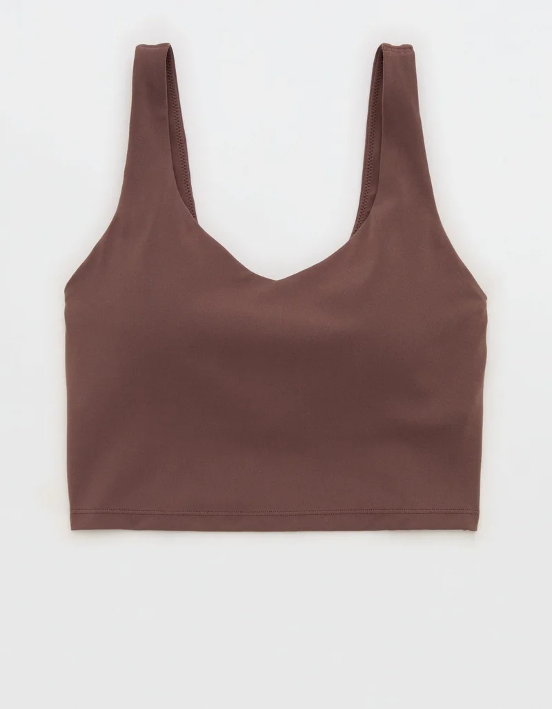Aerie  OFFLINE By Aerie Real Me Low Key Longline Sports Bra for Women | Best Price UAE