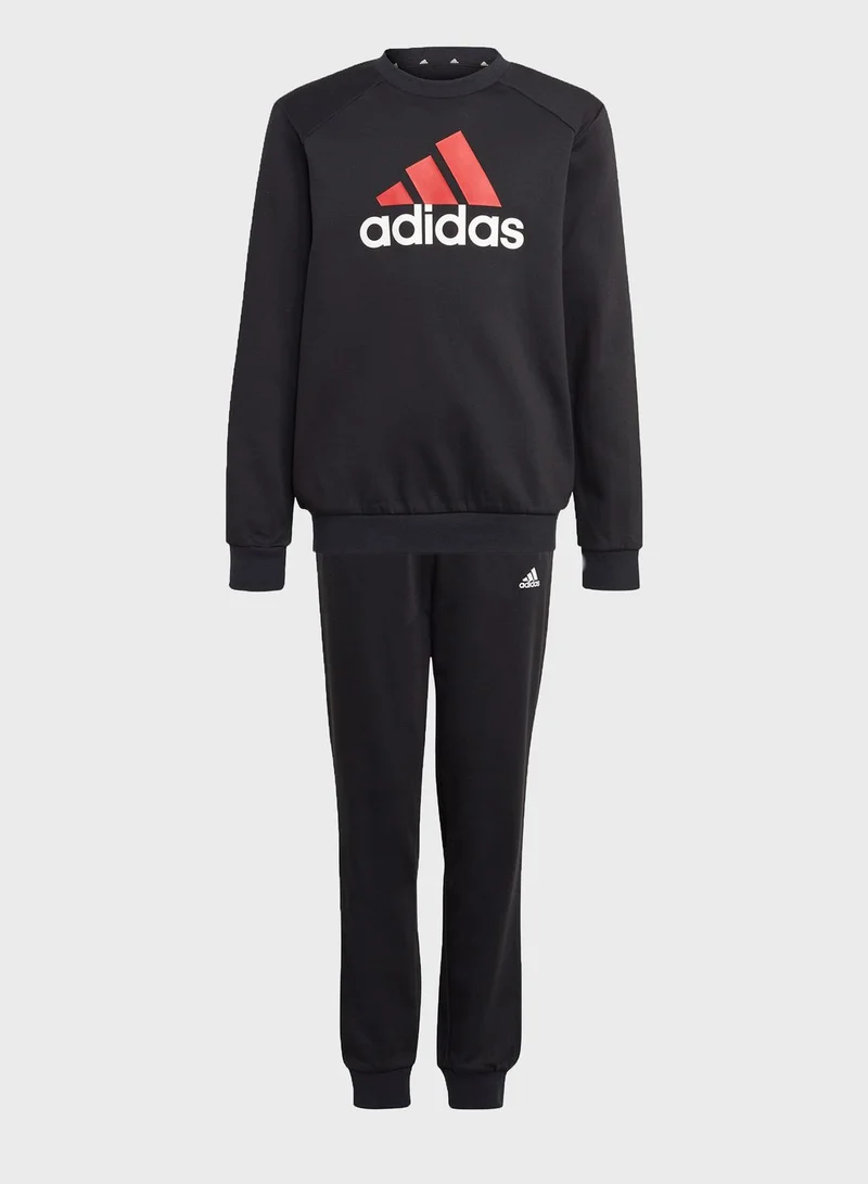 Adidas Essentials Big Logo Fleece Jogger Set Kids