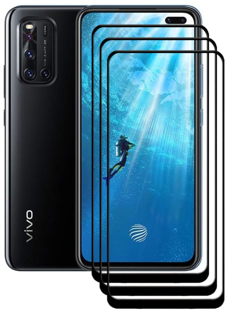 ACLIX 3 Pieces Antistatic ESD Dustproof Premium Quality High Definition Tempered Glass Screen Protector Designed For vivo V19 - Image 1