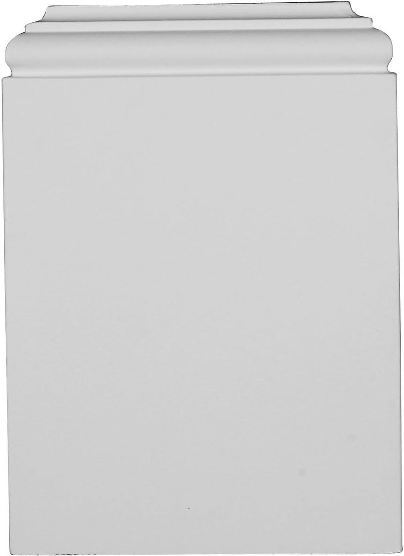 Ekena Millwork PB07X10X01TR كتل قاعدة تقليدية، 7 3/8" عرض x 10 1/4" ارتفاع x 1 7/8" عمق - Image 1