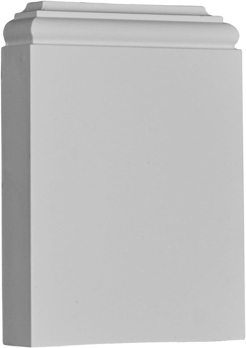 Ekena Millwork PB07X10X01TR كتل قاعدة تقليدية، 7 3/8" عرض x 10 1/4" ارتفاع x 1 7/8" عمق - Image 2