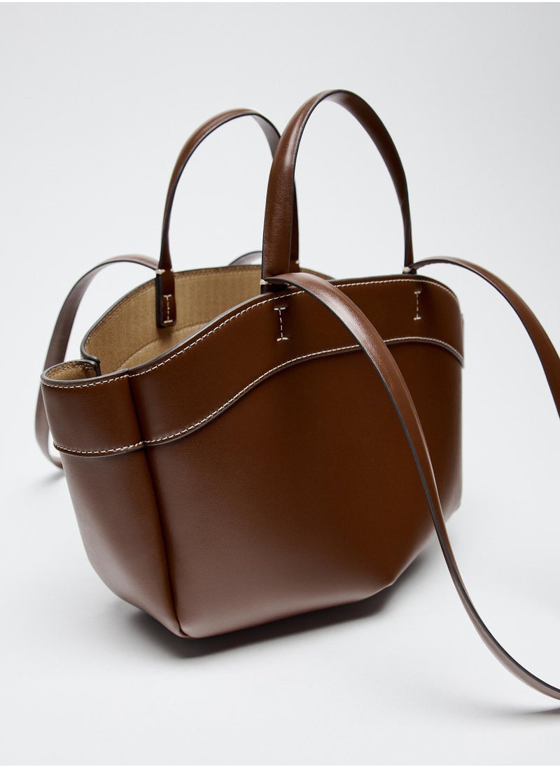 Zara Tote Shopping Bag with Removable Bundle  - Image 2