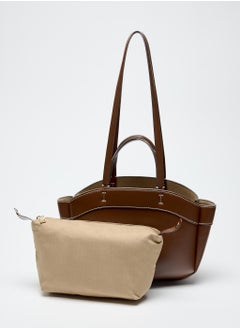 Zara Tote Shopping Bag with Removable Bundle  - Image 5