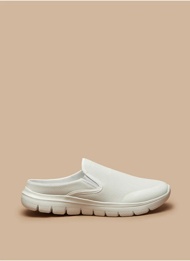 داش Men Textured Slip On Sports Shoes