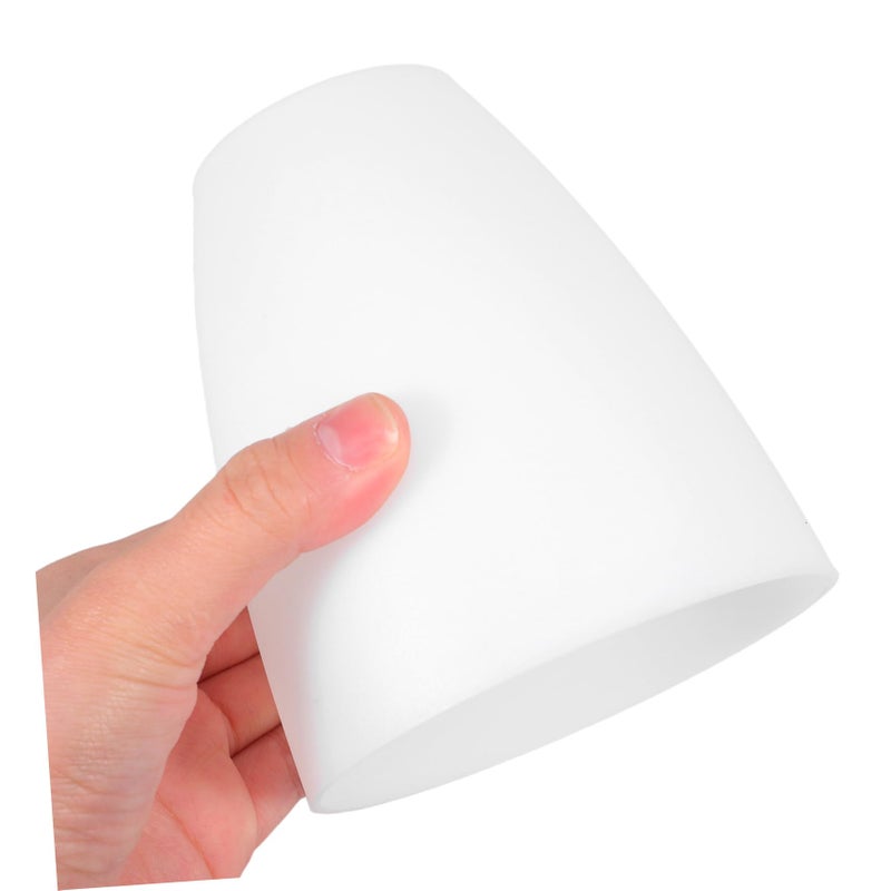 White Plastic Replacement Lampshade 2 Pack Durable Light Cover For Home Decor - Image 5