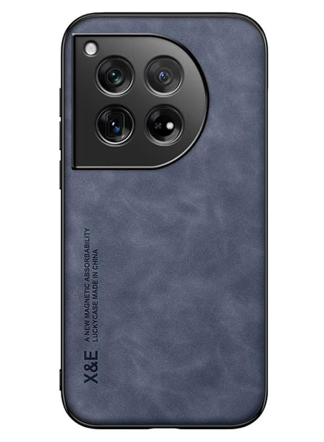 OnePlus 12 حالة الهاتف المحمول ، الهاتف المحمول حالة صدمة ، حماية ضد السقوط ، بو + تبو + كمبيوتر مواد ذات جودة عالية ، ومناسبة ل OnePlus 12 المدمج في لوحة معدنية تغطي الوفير - الأزرق - Image 1