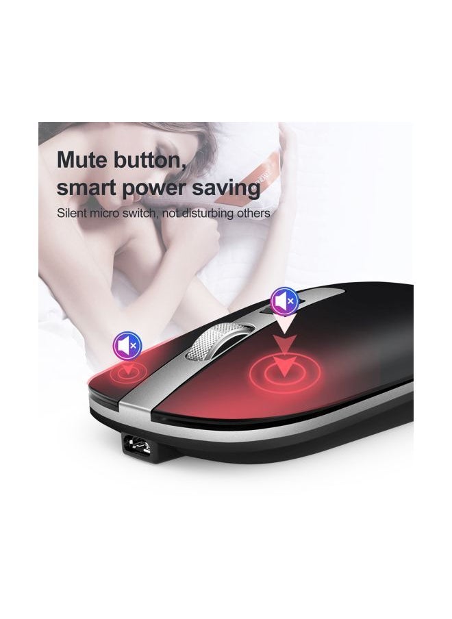 NIBEMINENT M30 Wireless Mouse Black  - Image 4