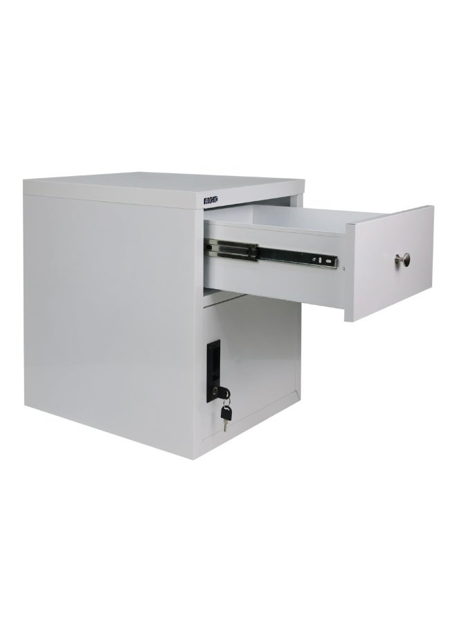 RIGID قاعدة سرير فولاذية بيضاء 50x40x45 سم - Image 5