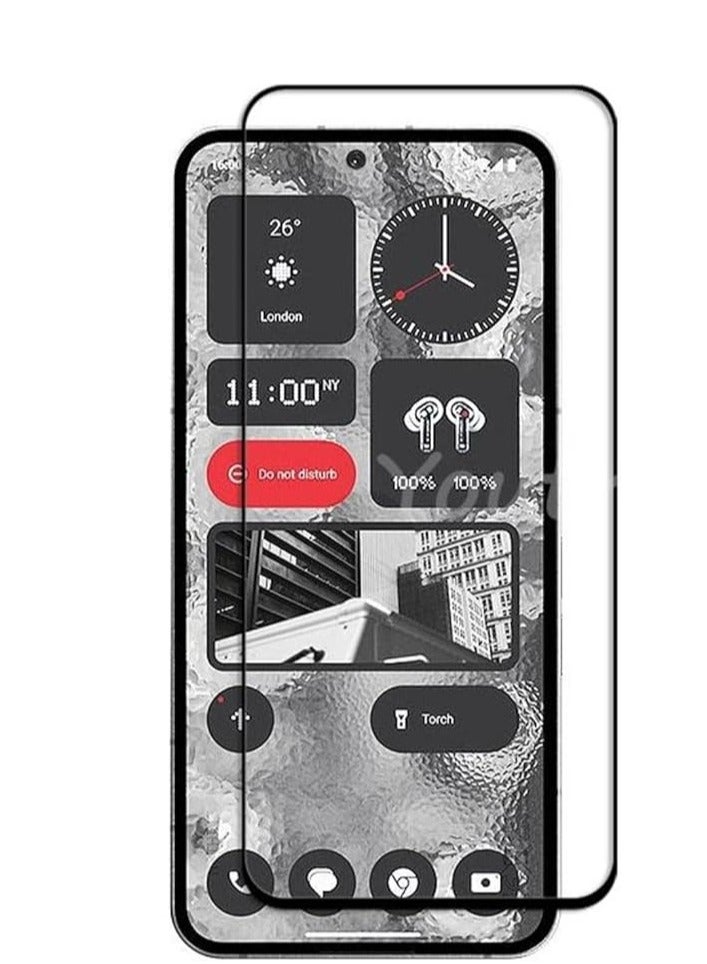 2pcs Screen protector for Nothing Phone 2 Full Glue Edge-to-Edge Protector Ultra Thin Scratch-Resistant Protection Film Black Transparent  - Image 1