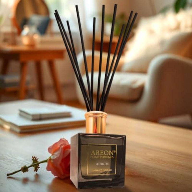 ناشر أعواد العطور المنزلي الفاخر 10 أعواد راتان - Image 4
