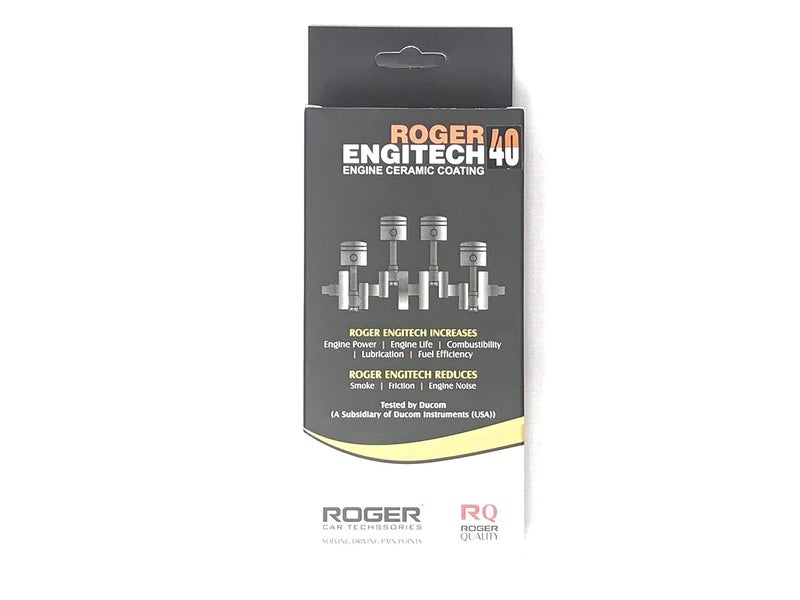 Roger Engitech Nano Ceramic Coating - High Performance Ceramic Engine Oil Additive With Friction Reduction Technology - Enhances Engine Efficiency, Suitable For All Cars - Image 4