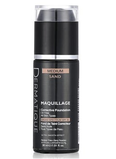 ديرماتيك كريم أساس ماكويلاج مصحح بعامل حماية من الشمس SPF30 متوسط 30 مل  - Image 1