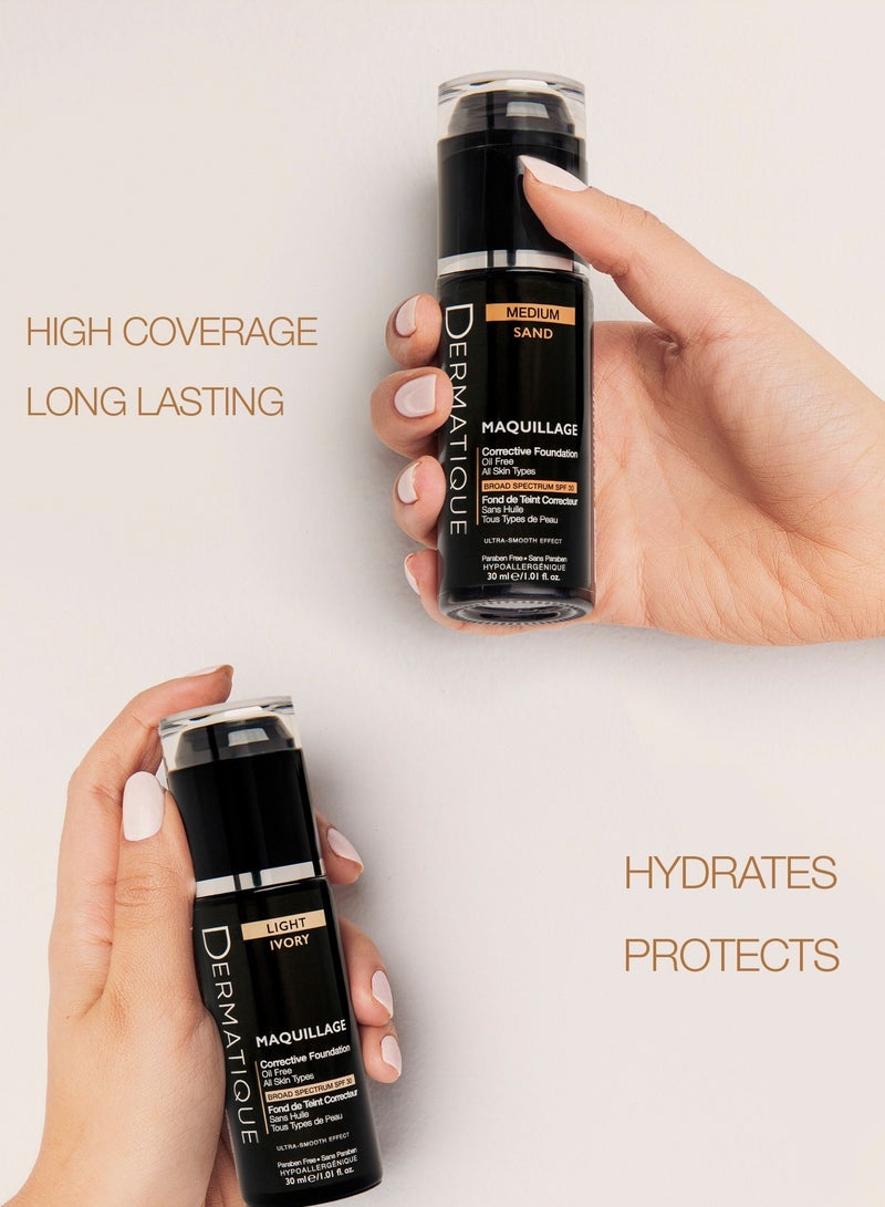 Dermatique Maquillage Corrective Foundation SPF30 Medium 30ml - Image 5