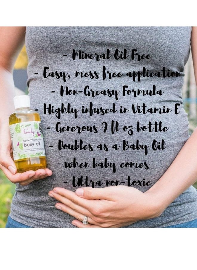 Green + Lovely - Better Than Butter Belly Oil 270ml - Image 1