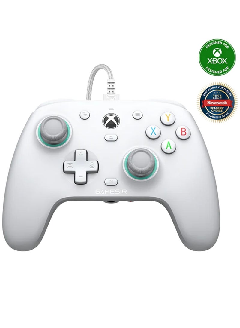 general Classic Gamepad GameSir G7 SE Wired Game Controllers for Xbox Series X/S, Xbox One, Windows 10/11 Plug Steam and Play with Hall Effect Joysticks/Hall Trigger, 3.5mm Audio Jack, Hall Rocker, Pulse Vibration Trigger Motor, Asymmetric Vibration Grip Motor, 2 Custom Back Keys - Image 1