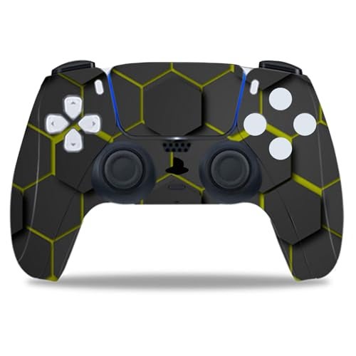 CXWITHY Sticker Decal for PS5 Pro Digital, Skin Wrap Protective Vinyl Cover for Console and Controller (Dark Grey) - Image 3