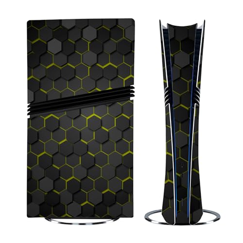 CXWITHY Sticker Decal for PS5 Pro Digital, Skin Wrap Protective Vinyl Cover for Console and Controller (Dark Grey) - Image 2