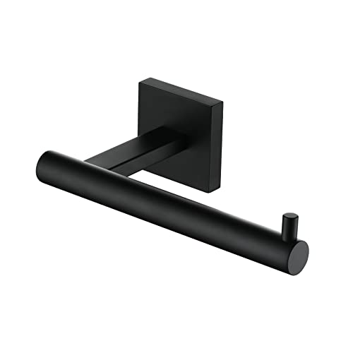 KOKOSIRI KOKOSIRI Toilet Paper Holder for Bathroom Toilet Roll Holder Hold Mega Rolls Matte Black Stainless Steel B2005BK 