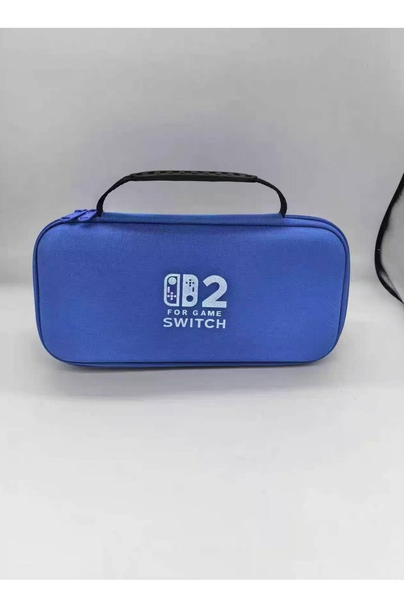 Nintendo Switch 2 Carrying Case, Large Capacity Storage Bag with 12 Game Card Slots, Dock Compatible, Handle Design Nintendo (2025) Switch 2, (Blue) - Image 1