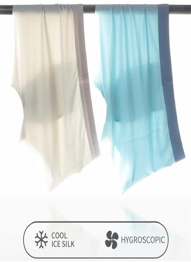MIIOW - 3Pcs Ice Silk Man Underwear Boxer Metal Fiber Antistatic Men Underpants Seamless Cut Hem Men's Panties Boxers Shorts Trunk - Image 1