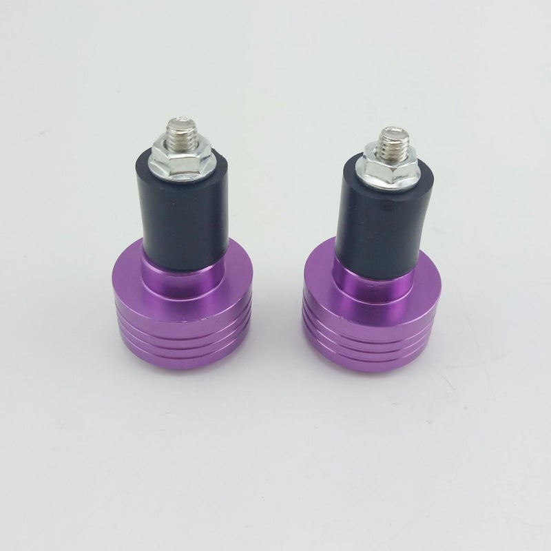 OKSTNO Motorcycle Handlebar Ends,7/8'' Handle Bar Slider Caps Weight Plugs CNC Aluminum (Purple) - Image 3