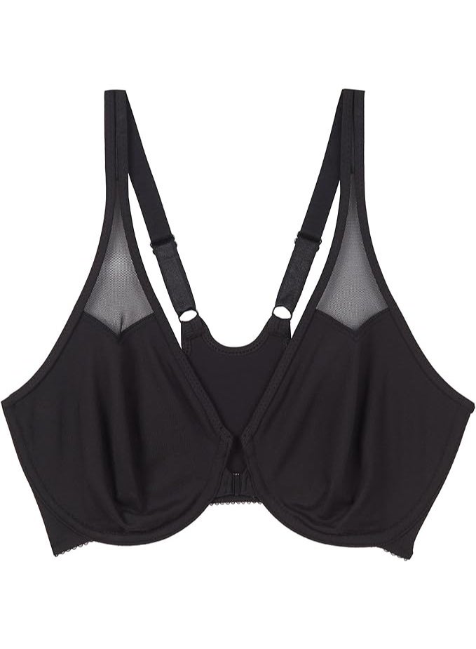 Wacoal Wacoal Women's Body By Wacoal Unlined Front Close Underwire Racerback Bra Size: 34D