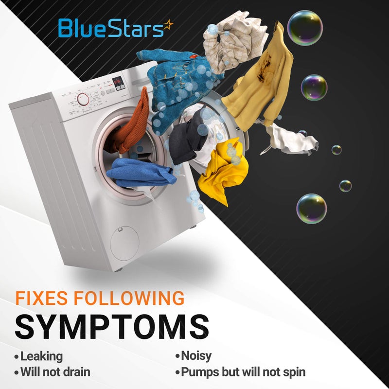 BlueStars BlueStars 137221600 Washer Drain Pump Replacement Part - Compatible with Kenmore Frigidaire Washers - Replaces 137108100 137151800 131724000 134051200 134740500 PS7783938 AP5684706  - Image 4