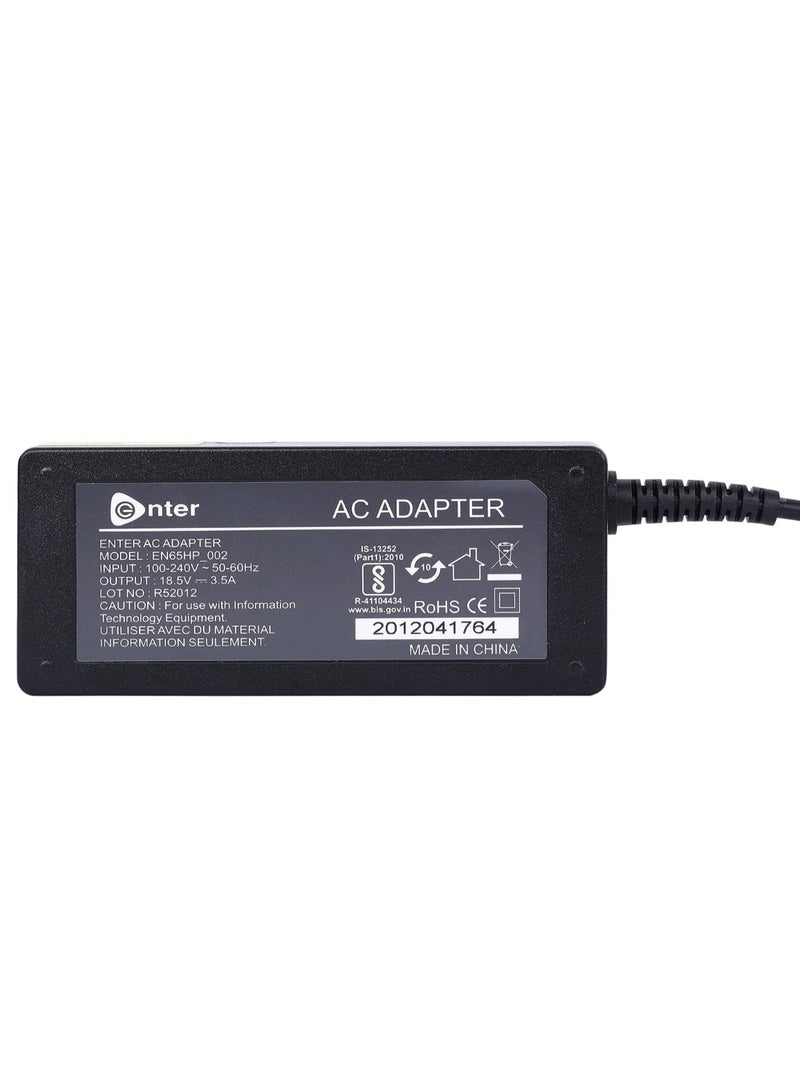 Enter Renewed - Enter BIS Certified 65W AC Laptop Charger/Adapter for HP Laptops (Without Power Cord) - Image 5