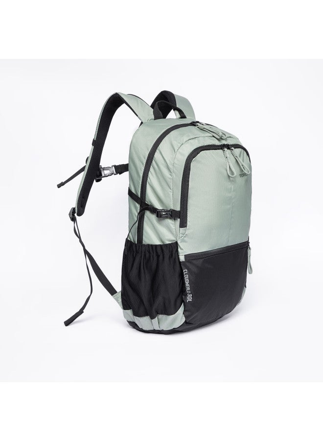 Toread Yunye 30l Backpack Hiking Mountaineering Camping Travel Outdoor Double Shoulder Bag Tebban90308 Light Gray Green - Image 2