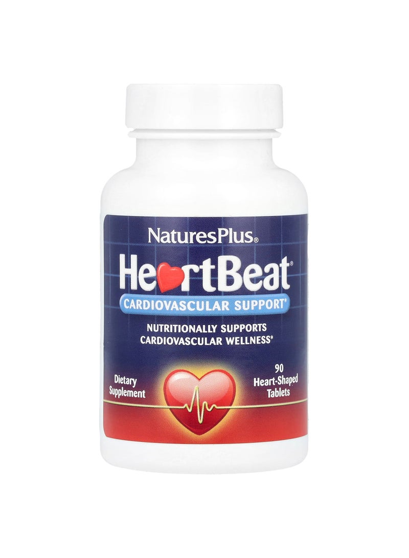 HeartBeat, Cardiovascular Support, 90 Heart-Shaped Tablets