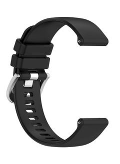 Anmi 2 pcs Replacement  Strap Silicone Band for Huawei Watch GT4  46mm(Black/Orange)  - Image 3